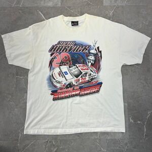 Vintage Kevin Harvick Graphic Tee Mens XL Short Sleeve Nascar Racing Chevy